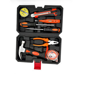 Household Tool Kit 37x23x7.5cm Combination Set With Hammer Screwdriver Pliers Measuring <b>Tape</b> Utility Knife <b>Electric</b> Pen In Case - Product Image 1