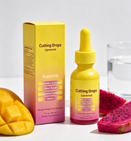 OEM 30ml Gouttes Liquides Liposomales Aromatisées Mangue et Fruit du Dragon, Complément Alimentaire Quotidien pour la Nutrition Digestive