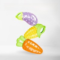 Jouets pour chiens durables en forme de légumes, résistants à la mastication et à la broyage, série de légumes maïs, radis, aubergine, jouets pour animaux de compagnie
