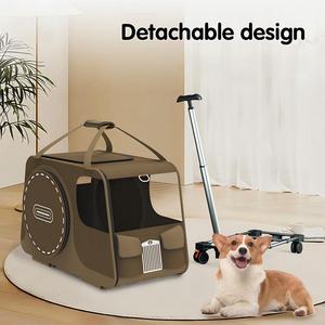 Carrito <span class=keywords><strong>para</strong></span> Mascotas, <span class=keywords><strong>Perros</strong></span> y Gatos, Plegable <span class=keywords><strong>para</strong></span> Uso en Exteriores, Bolsa de Transporte <span class=keywords><strong>para</strong></span> Mascotas, Bolso de Hombro <span class=keywords><strong>para</strong></span> Gatitos, Bolso de Mano <span class=keywords><strong>para</strong></span> <span class=keywords><strong>Perros</strong></span> - Product Image 2