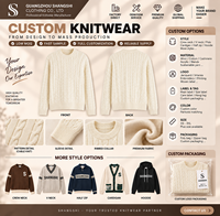 Pull en tricot pour homme avec logo personnalisé, col rond, manches longues, couleur unie, décontracté, en coton, style oversize