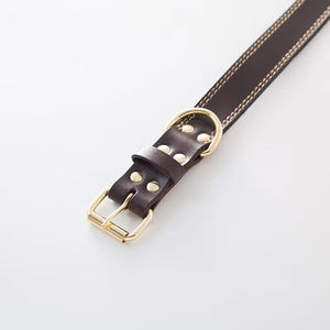 SinSky, nuevo diseño, accesorios para mascotas, logotipo personalizado, <span class=keywords><strong>Collar</strong></span> de cuero para perros, venta al por mayor, <span class=keywords><strong>Collar</strong></span> de cuero genuino para perros - Product Image 5