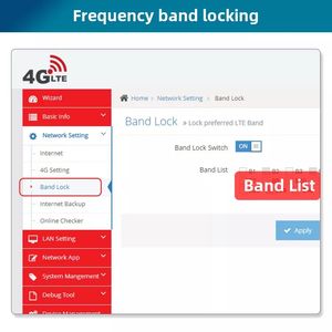 Modem WiFi <span class=keywords><strong>IoT</strong></span> 4G Kelas Industri LT220 dengan Slot Kartu SIM, Empat Antena SMA, RJ45 CPE Router SIM 4G - Product Image 4