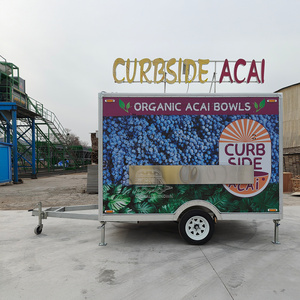 Mobile Food <b>Trailer</b> Coffee Kiosk Ice Cream Food Truck Cart Bakery Churros Van Fast Kitchen <b>Trailer</b> - Product Image 4