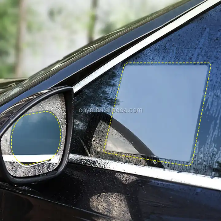 2pcs car protective film for rearview