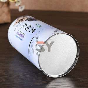 Cilindro de papel Kraft para estampado de láminas con logotipo personalizado al por mayor, resistente al aplastamiento para aperitivos, galletas, frutos secos, caramelos, tubo de papel para alimentos - Product Image 5