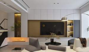 Meuble TV moderne de luxe sur mesure, rangement, meubles en bois de haute qualité pour salon, chambre à coucher, salle à manger, hôtel et maison - Product Image 6