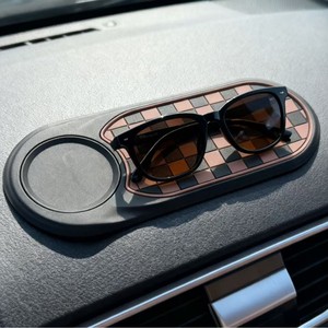Car Anti-Slip Mat Phone Holder Rubber Dashboard Adhesive Multi-Functional Storage General Use - Product Image 1