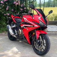 Motocicleta Deportiva CBR500R, Excelente Estado. Motor Bicilíndrico de 500cc Refrigerado por Líquido, Frenos ABS y Pantalla Digital, Totalmente Funcional