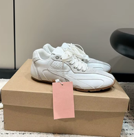 2025 femmes danse Cheer chaussures sport blanc et noir Cheer leader Campus formation Stock chaussures bout fermé tendance de la mode