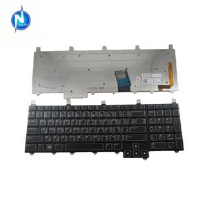 Teclado Nuevo para Portátil <span class=keywords><strong>Dell</strong></span> <span class=keywords><strong>Alienware</strong></span> <span class=keywords><strong>M17x</strong></span> R3 R4 Retroiluminado Tailandés Negro - Product Image 1