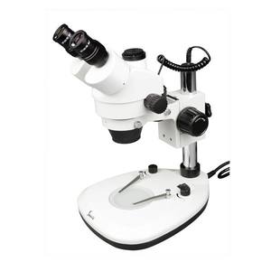<span class=keywords><strong>PCB</strong></span>検査顕微鏡用7x-45x光学工業用三眼電子ズームステレオ顕微鏡 - Product Image 1