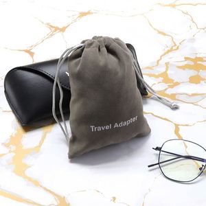 Custom Personalized Velvet Dust Packaging <b>Pouch</b> Soft Velvet Jewelry <b>Pouch</b> Small Eco Friendly <b>Drawstring</b> Jewelry Bag - Product Image 3