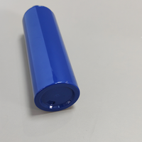 Botol Pompa Silinder PET Tinggi Ramping 180ml Custom, Dispenser Kosmetik Biru Tua Mengkilap dengan Pompa Lotion Putih