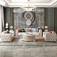Offre Spéciale de canapés chesterfield en cuir 1 2 3 places au design moderne Mobilier luxueux pour la maison Canapés rembourrés pour le salon