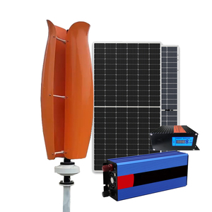 กังหันลมติดหลังคา 1kw 2kw 3kw 5kw 10kw แบบทิวลิป พร้อมระบบไฮบริดพลังงานแสงอาทิตย์ PV สำหรับขาย - Product Image 4