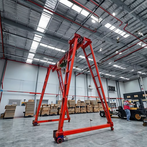 Gantry-5.5Ton seluler ringkas solusi angkat tugas berat dengan tinggi angkat 3.5m untuk gudang dan lantai toko - Product Image 1