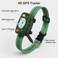 Traceur GPS 4G GPRS pour chiens et chats - Étanche IP65, localisation en temps réel, dispositif anti-perte pour iOS/Android