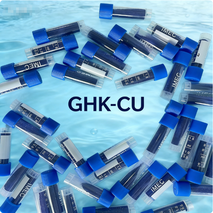 OEM/ODM GHK-Cu Copper Peptide Lyophilized Blue Powder Hydrate Water Soluble  Soothe Skin 98% Purity Cosmetic Raw Material| Alibaba.com