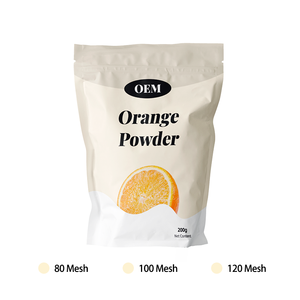 Custom Mesh Size <b>Orange</b> Powder 40 Mesh 80 Mesh 100 Mesh 200 Mesh Particle Size OEM B2B Manufacturer Bulk ISO HACCP Certified - Product Image 1