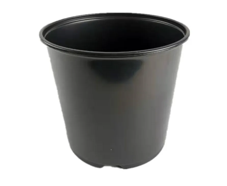 Groothandel 1 Gallon Pot 3 Liter 3 Liter 6.5 Inch 16.5Cm Blaasvorm Zwart Plastic Kwekerij Potten Voor Kwekerij Planten