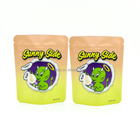 Sachet Doypack refermable en Mylar anti-odeur, imprimé motif herbes, 3,5 g, qualité alimentaire, personnalisable pour produits laitiers