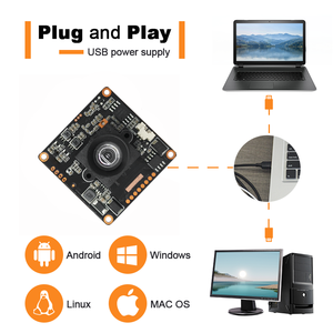 Mini 8MP USB Mô-đun máy ảnh mức độ sao ánh sáng thấp CMOS cảm biến kích thước nhỏ RJ45 IP Camera <span class=keywords><strong>Module</strong></span> 38x38 với thẻ SD - Product Image 4