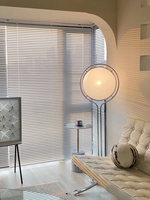 Base de Lámpara de Pie Artística Posmoderna con Altura Ajustable, LED de Alto CRI 95, Acero Inoxidable, para Hotel, Sala de Estar, Dormitorio