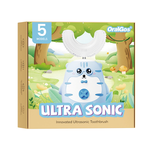 Cepillo de Dientes Eléctrico en Forma de U para Niños OEM - Ultrasónico 360. Limpieza con silicona de grado alimenticio y carga micro USB - Product Image 6