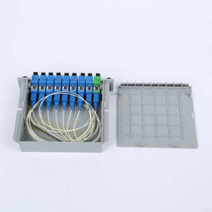Divisor PLC de Fibra Óptica / Red 1X2 1X4 1X8 1X16 1X32 1X64 Tipo Caja Divisora Óptica PLC - Product Image 1