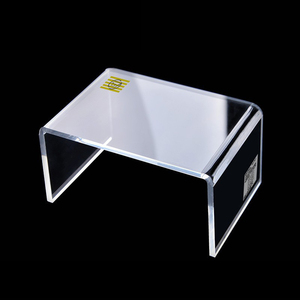 ชั้นวางอะคริลิคแบบมีชั้น 3 มม. ชั้นวางของรูปตัวยู ชั้นวางเครื่องสำอาง ชั้นวางโชว์เครื่องประดับ ที่วางรองเท้า ชั้นวางแบบมีที่จับ ชั้นวางแบบขั้นบันได - Product Image 3