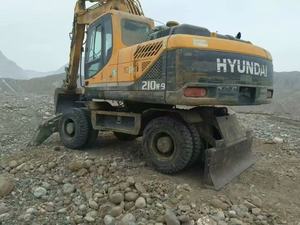 Modèle 2023 d'origine Hyundai 210W-9 150W-9, excavatrice hydraulique à roues d'occasion Hyundai 21 tonnes, moteur 210W-9t/R210W-9/R210W-7 - Product Image 5