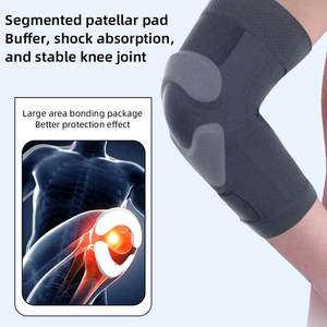 Rodillera <span class=keywords><strong>de</strong></span> Soporte Estable para <span class=keywords><strong>la</strong></span> Rótula con Absorción <span class=keywords><strong>de</strong></span> Impactos EVA y Antideslizante para Baloncesto y Fútbol - Product Image 5