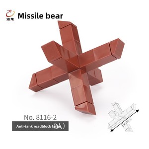 WW2 modello <span class=keywords><strong>militare</strong></span> giocattolo ostacoli blocchi compatibili guerra mondiale II per la scena di ricerca attrezzature - Product Image 3