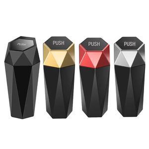 Car Trash Bin Auto Organizer Car Trash Can Storage, ABS Car Trash Bag Waste Storage Box