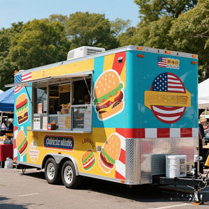 Camion de vente ambulante de bubble tea, de pizza, de glace et de barbecue, design de restaurant 2025, à vendre - Product Image 5