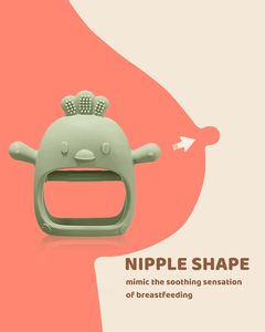 Mordedor de Silicona para Bebés, Guante Anti-Caída para la Dentición, Juguetes para Masticar para las Necesidades de Succión del Bebé - Product Image 3