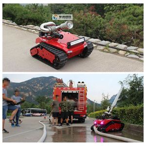 Firefighting Robot With Track Drive 200kg Load Capacity Aluminum Alloy Durable For Class A And B <b>Fires</b> - Product Image 3