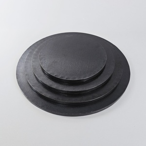 Usine SunShine Vente en gros Présentoirs à dessert carrés ronds en papier doré pour cupcakes Plateau de base Assiettes à gâteaux en mousse - Product Image 2