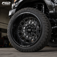 Nouvelle Arrivée Jantes Forgées en Aluminium T6061 Concaves Profondes Personnalisables 22 24 26 Pouces 8x6.5 pour Pick-up RAM 2500 / 3500 HD