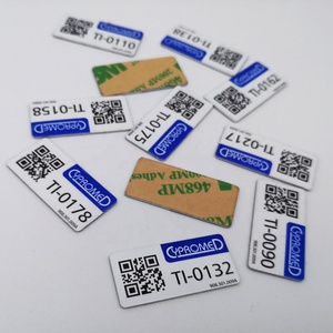 Etiquetas de Seguridad de Aluminio Anodizado para Código de Barras y Código QR, Etiquetas Adhesivas para Rastreo de Activos - Product Image 3