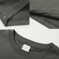 T-shirt oversize en maille de haute qualité, personnalisable, 280 g/m², écologique, respirant, vêtements de sport unisexes