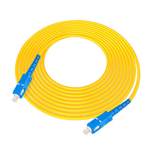 Cordon de raccordement à fibre optique monomode G652D SC LC FC gaine PVC 3M qualité télécom - Product Image 2