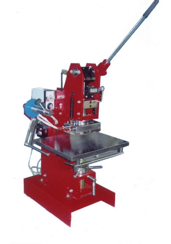 NewTJ-1E Mini Semi-Automatic Heat Press Machine for Leather Embossing and Logo Stamping Jinggang Brand 220V 50HZ · image 2
