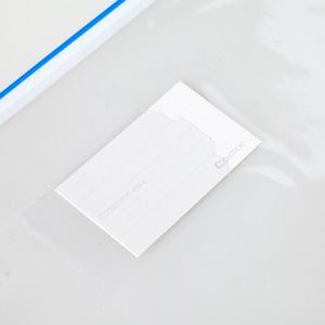 Comix F56 Office Zippered Bag <b>A4</b> Document Protector Clear Plastic <b>File</b> Storage With Color Zipper For Office Use - Product Image 3