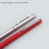 Stylos à bille métalliques fins personnalisés avec logo SEAPEN, stylos rétractables en métal brillant pour le bureau, l'école et les affaires