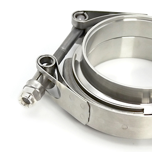 Pince à bande en <span class=keywords><strong>V</strong></span> haute performance de 3.0 pouces en acier inoxydable pince à bande en <span class=keywords><strong>V</strong></span> standard avec brides ou personnalisée - Product Image 3