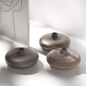 <span class=keywords><strong>Vaso</strong></span> in ceramica retrò cinese decorato con fiori essiccati e sollevati in acqua <span class=keywords><strong>per</strong></span> Desktop o soggiorno composizioni floreali - Product Image 2