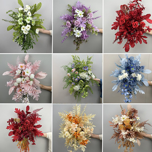 Accessoires de <span class=keywords><strong>mariage</strong></span>, fleurs artificielles, décorations de fiançailles, accents floraux suspendus, arches de fleurs en plastique, toile de fond murale pour lieux de <span class=keywords><strong>mariage</strong></span> - Product Image 3
