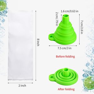 Ice Pop Bags - Ice Cream Bolis Sacs Pochette pour faire des bonbons, <span class=keywords><strong>Freeze</strong></span> <span class=keywords><strong>Pops</strong></span> - Product Image 2
